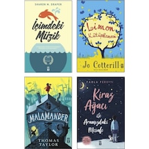 Genç Timaş Kiraz Ağacı İle Aramızdaki Mesafe, Limon Kütüphanesi, Malamander Ve İçimdeki Müzik 4 Roman Set