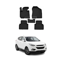 Hyundai Ix35 2010-2026 Uyumlu 4d Havuzlu Paspas Kauçuk Siyah 5 Parça