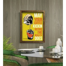 Bk Gift Cafe & Bar & Restaurant Konseptli Doğal Masif Ahşap Çerçe (551118424)