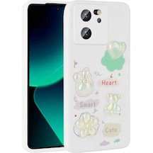 Xiaomi Mi 13t Pro Kabartma Figürlü Parlak Zore Toys Silikon