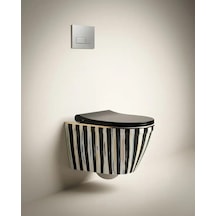 Stripe Kanalsız Asma Klozet Renkli