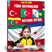 Eski Ve Yeni Türk Devletleri Bayrakları Boyama Kitabı Örnekler L