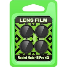 Ankaverse Redmi Note 15 Pro 4g Raze Metal Kamera Lens - Siyah