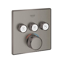 Grohe 29126al0 Smartcontrol Üç Valfli Akış Kontrollü, Ankastre Termostatik Duş Bataryası Siyah