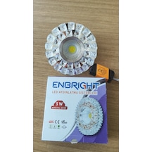 Enbright 5w Kristal Spot Led Armatür En-8202 Beyaz