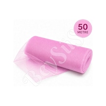 Süsleme Tülü Pembe Kristal Tül 50 M Tüm Yaşlar