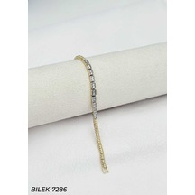 Bileklik Metal Zarif Hediye Model A6eb30 Çok Renkli