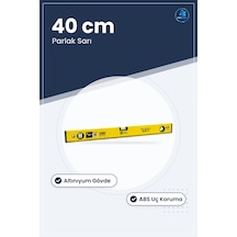 Su Terazisi 40 Cm Sarı Algüminyum Gövde Abs Uç Korumalı Hassas Se