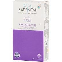 Zade Vital Üzüm Çekirdeği Yağı 500Mg 30 Kapsül
