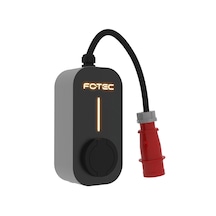 Fotec Visio Go-e 22kw Taşınabilir Elektrikli Araç Şarj İstasyonu - Monofaze Dönüştürücü Adaptörlü, Type 2, Trifaze, Yerli Üretim Hızlı Şarj Cihazı 22 kw