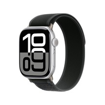 Apple Watch 10 46mm Uyumlu Krd-77 Hasır Kordon - Siyah-gri