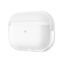 Apple Uyumlu AirPods Pro Zore Airbag 36 Darbelere Karşı Dayanıklı Kılıf-şeffaf-beyaz