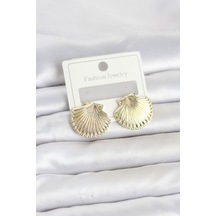 Renk Pirinç Deniz Kabuğu Model Kadın Küpe Diğer
