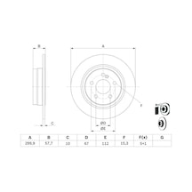 Mercedes C Serisi 204 C250cdı 2.1 2010-2014 Bosch Arka Disk 300mm Netpar1304 2 Adet