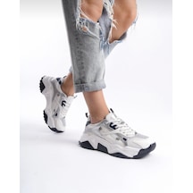 Yüksek Tabanlı Sneaker Beyaz Yüksek Tabanlı Sneaker Beyaz