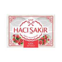 4 Adet Hacı Şakir Gül Kalıp Sabun 4x150 G Diğer