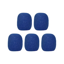 Ximistore9 5 Adet Mavi Mikrofon Spreyi - Rüzgar Ve Solunum Gürültüsünü Azaltan, Standart Top Tipi Mikrofonlar İçin Uyumlu