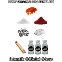 Mum Yapım Malzemesi, Esans, Boya, Fitil, Mum Çıtçıtı, Ahşap Fitil