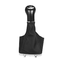 Moveevo Opel Astra Corsa Gtc 2005-2010 İçin 6 Vitesli Deri-plastik Vites Kapağı, Ergonomik Tasarım, Toz Engelleme, Kolay Kurulum Diğer