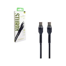 Kablo Type-C To Type-C Usb 3.0 Örgülü 1Mt Powerway Qc-49 (527775278)