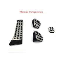 Xuweiwei Manuel Dişli Mercedes C/e/glk/cls/gle İçin Paslanmaz Çelik Kaymaz Pedal Seti