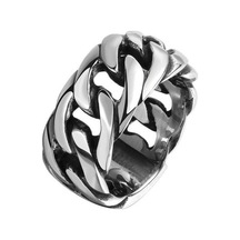 Şık Parmak Yüzük Pürüzsüz Serin Rahat Us 13 Gümüş