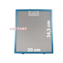 Bosch Uyumlu Dwk65ad60r Davlumbaz Alüminyum Filtre - 20x34,5 Cm