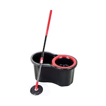 13lt - Siyah - Şirink Otomatik Dönerli Kova Mop Temizlk Seti Go53/02633 Çok Renkli