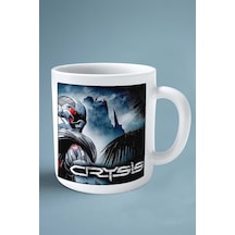 Crysis Oyun Baskılı Kupa Bardak Çift Taraflı Baskı Kişiye Özel Model 5 Çok Renkli