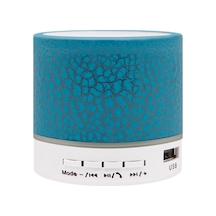 Padalink A9 Mini Işıklı Bluetooth Hoparlör - Usb Şarjlı, Usb Flash Ve Kart Destekli, Kırık Desenli, Taşınabilir Ses Cihazı