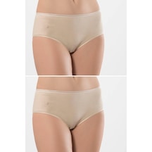 Türen Kadın Ribanalı Dikişsiz 2'li Pamuklu Bikini Külot 001