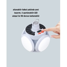 360 Derece Katlanabilir Solar Led Aydınlatma Çadır Lambası