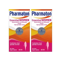 Essential Women, 30 Tablet Biotin, Demir, Vitamin B, Multivitamin Ve Mineraller 2 Paketi
