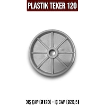 Plastik Teker 120 ( 4 Adet )