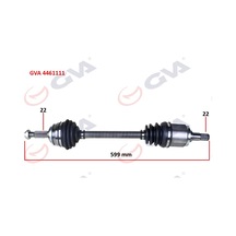Gva Komple Aks Sol Skoda Favorıt 1.3 89-94 599.5mm Gva 4461111 6u0407271f