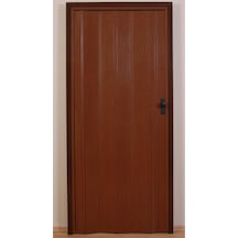 Akordeon Kapı, Ceviz Ahşap Desenli, 87x215cm