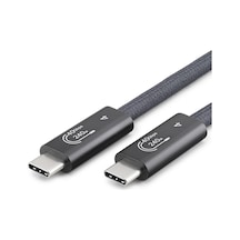 Type-c Usb4 40 Gbps 240w 8k 60 Hz Şarj Ve Data Kablosu 1 M Siyah Hdx7886