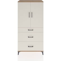Hyperion Dolap 2 Raflı 3 Çekmeceli 2 Kapaklı 88x44x182 Çam-aytaşı Atlas Çam