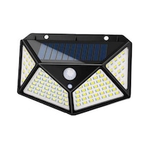 Güneş Enerjili 50w Duvar Aplik Güneş Enerjili 50w Duvar Aplik Su Geçirmez Dış Mekan Aydınlatma 6500k Beyaz Işık