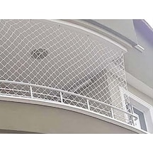 6 Mm 3,50 X 11 Metre Göz 5 Cm Balkon Güvenlik Filesi Çocuk Emni