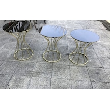 Brc Kum Saat Zigon Düz Siyah Temper cam Model Metal transmisyon Çelik GOLD renk kaplama El Yapım