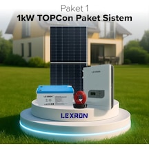 Lexron 1kw Bağ Evi Paket Sistem