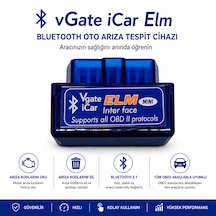 Elm Obd2 Çift Anakartlı Bluetooth Pıc18f25k80 Destekli Ddt4all-torque Pro-dtcfix İos Android Uyumlu