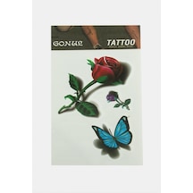 Gül Tattoo Dövme Sticker