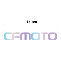 Hologram 15cm Cf Moto Sticker Etiket Modeli