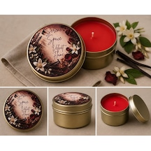 Velvet Flame Kokulu Teneke Kutu Mum 110 Gr 24'li Paket
