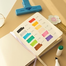 Spiralli Yumuşak Kapaklı A4 Notebook - Sarı 124-Pembe