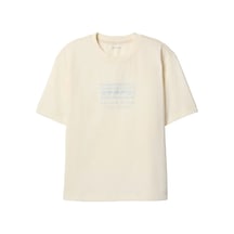 Calvin Klein Ss Seasonal Graphıc, F7j, Xxs Krem Kadın T-shirt