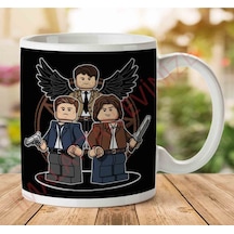 1-1570 Mini Hunters Supernatural Lego Sam Dean And Castieljpeg İki Tarafı Baskılı Kupa Bardak.jpg