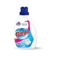 Bingo Beyazlar ve Renkliler İçin Amber Çiçeği Sıvı Çamaşır Deterjanı 4 x 2600 ML